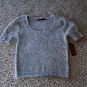 New Scarlett Light Blue Scoop Neck Sweater
